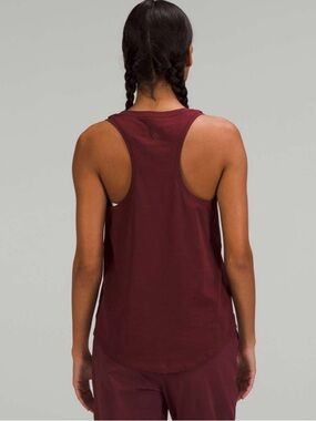 lululemon athletica Burgundy Racerback Tank